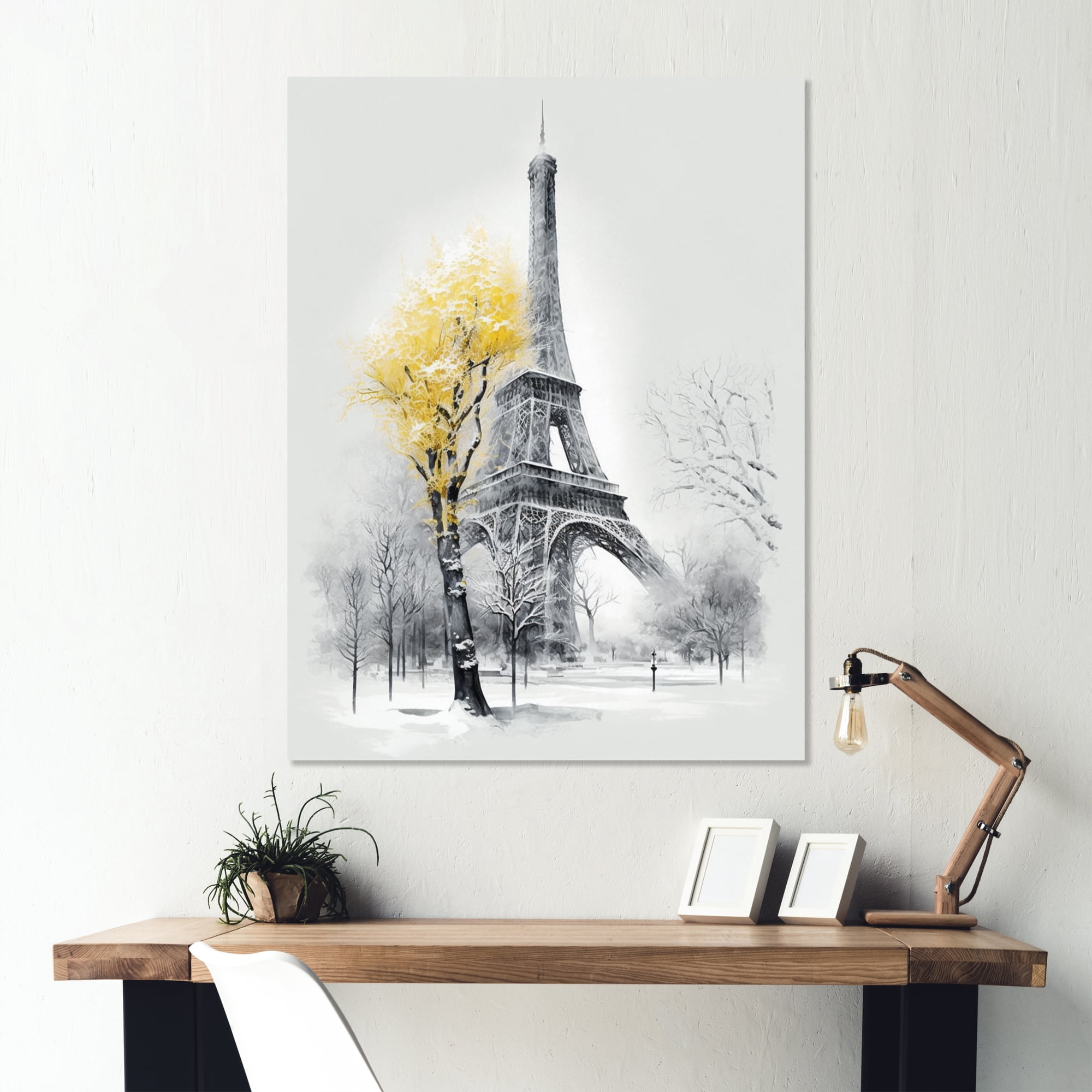 Designart Fall Scenery In The City II Canvas Wall Art