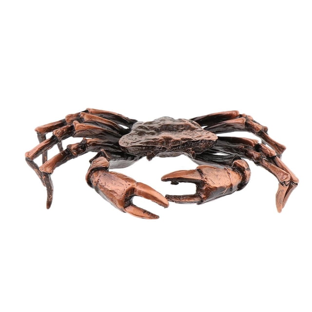 Cangrejo de cobre Zulema de té de bronce chino decoración
