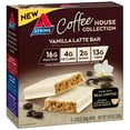 thumbnail image 3 of Atkins Protein-Rich Meal Bar, Coffee House Vanilla Latte Bar, Keto Friendly, 5 Count, 3 of 11