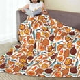 thumbnail image 6 of Pofeuu Hot Fresh Pizza Print Ultra-Soft Micro Fleece Blanket,for Bed Or Sofa,All Season Throw Blankets Flannel Blanket-60"x50", 6 of 7