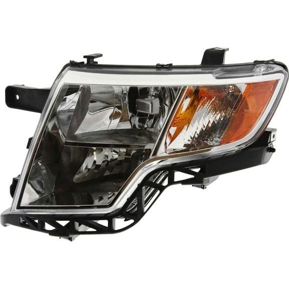 Headlight Compatible with FORD EDGE 07-10 LH Assembly Halogen Chrom Interior