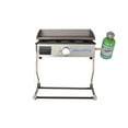 thumbnail image 2 of Flame King Griddle YSNFM-HT-100 Uses H-Style Burner For Even Heating; 12000 BTU; Rectangular; Cast Iron; With Drip Tray; Mountable/Free Standing; With 1 Pound Regulator; Side Gas Connection, 2 of 15