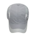 thumbnail image 4 of Yigetop Dad Hat Fashion Women Men Sport Mountain Climbing Breathable Beach Baseball Cap Hip Hop Hat Sun Hat Hats for Men Grey one Size, 4 of 5
