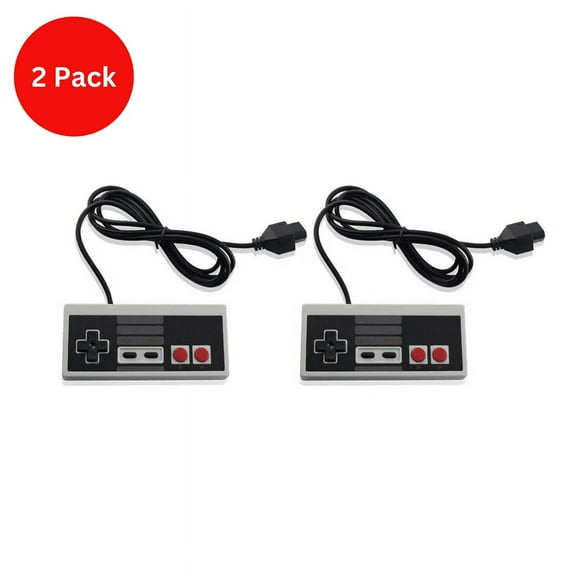 Open Box The Perfect Part Pack of 2 Wired Nintendo NES Controllers