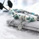 thumbnail image 3 of Tobillera De Tortuga Con Estrella De Mar Azul, Abalorios De Doble Capa, Tobillera Bohemia Hecha A Mano En El Mar, Joyería Para Pie Para Mujer Y Niña Cateissary AP006889-02, 3 of 6