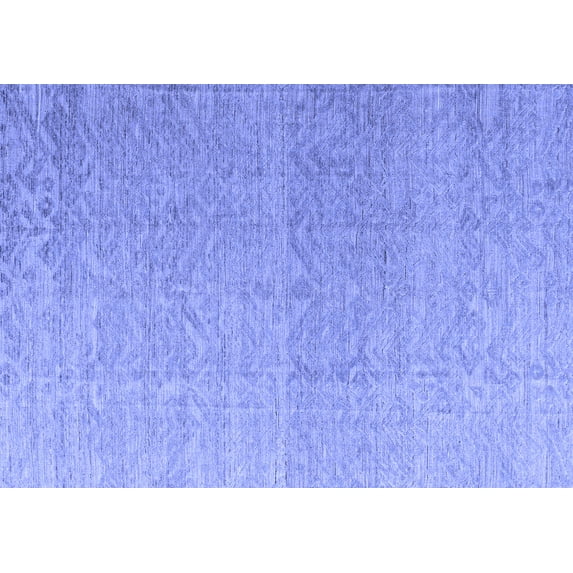 Ahgly Company Indoor Rectangle Abstract Blue Modern Area Rugs, 4' x 6'