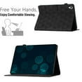 thumbnail image 3 of Allytech Case for Lenovo Tab M10 HD 10.1" (2020, 2nd Gen) TB-X306F/X306X, Premium PU Leather Case with Card Slots & Pen Holder, Multi-Angle Viewing Stand Auto Sleep Wake Shockproof Flip Case, Black, 3 of 10
