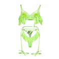 thumbnail image 1 of Gibobby Lenceria mujer sexy Lencería sexy para mujer, camisón de encaje con camisola de encaje para mujer lencería(Verde de menta, M), 1 of 4