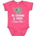 thumbnail image 3 of Inktastic Grammy and Papa Love Me Grandchild Boys or Girls Baby Bodysuit, 3 of 5