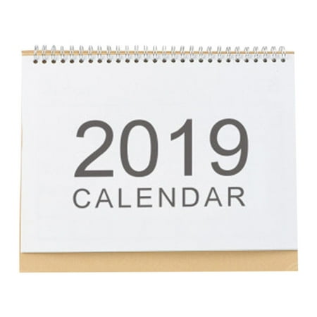 2019 calendar table weekly