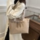 thumbnail image 3 of Bolsos Informales Bolso Hombro Sólido Pañales Grandes Bolos para Mujeres Cierre La Con Bolsillos Comprar Viajes, 3 of 9
