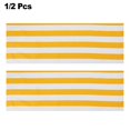 thumbnail image 3 of Beach Chair Replacement Fabric 120x45 cm Yellow and White for Outdoor Use, 3 of 5
