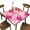 36(Square), variant on Elastic Edge Fitted Tablecloth for Card Table, Flower Pattern Printed on Wrinkle Resistant Polyester Table Cover, for Indoor Outdoor Party Decor, Fit for 30"" x 30""Square Table