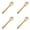 Pink 4PCS, variant on YWIYIUD 1PC Small Wooden Spoons, 5inch Mini Soup Spoons Wooden Teaspoon for Coffee Tea Jars Sugar Seasoning Oil Kitchen Supplies Design Cooking Wooden Spoon