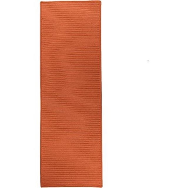 Colonial Mills Tapis RT74R028X144S 2 Pi 4 Po x 12 Pi Rouille Rectangulaire Réversible à Tresse Plate