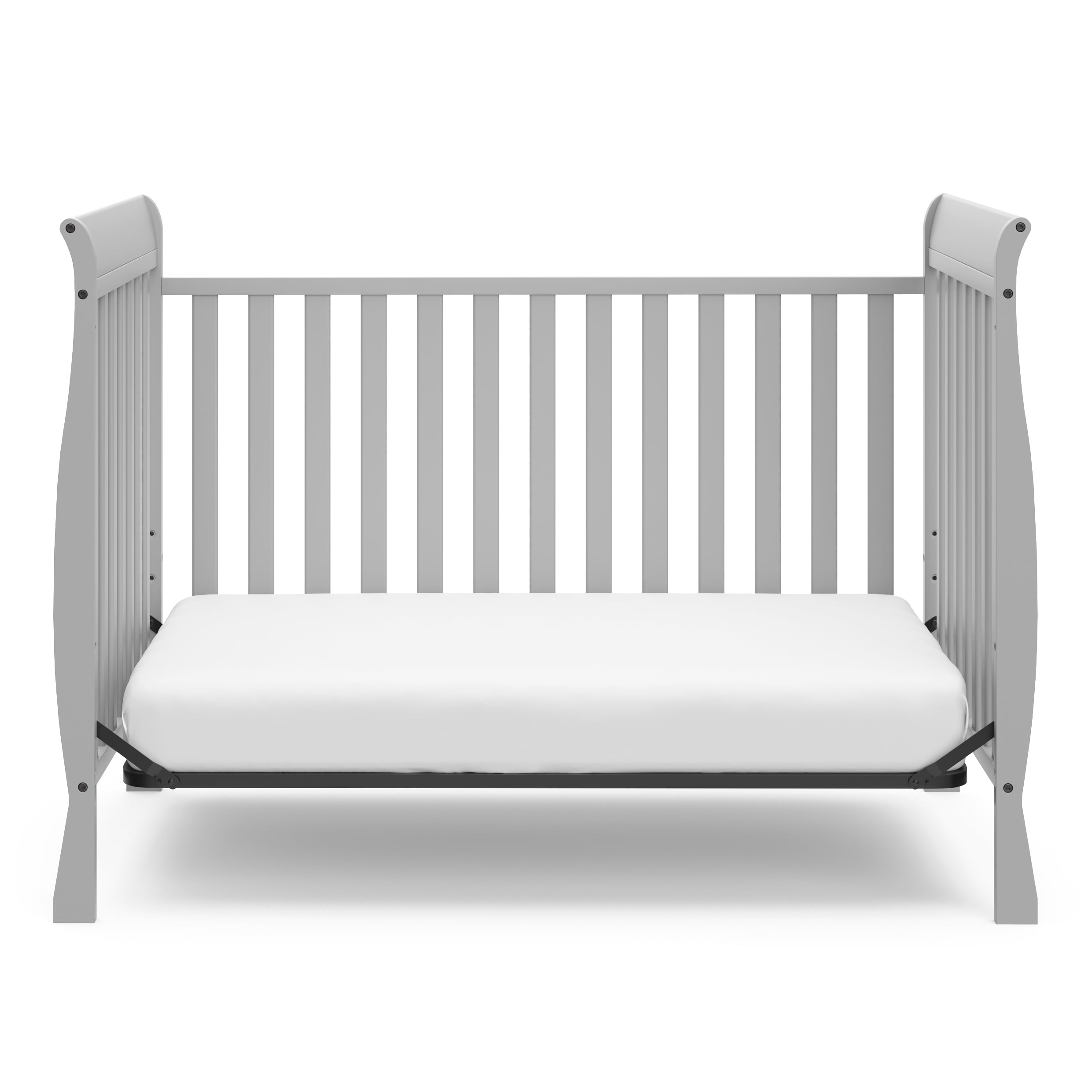 Storkcraft Maxwell 3-in-1 Convertible Baby Crib, Pebble Gray