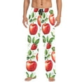 thumbnail image 7 of FORMRS Mens Pajama Pants with Pockets Sleepwear Lounge Bottoms Sizes S-2XL, Apple Pattern, 7 of 7