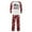 Dad White, variant on Our Family Christmas 2025 Matching Pajamas Sets Letter Tree Printed Funny Holiday Xmas Jammies Long Sleeve Tee and Bottom Plaid Pants Loungewear Sleepwear