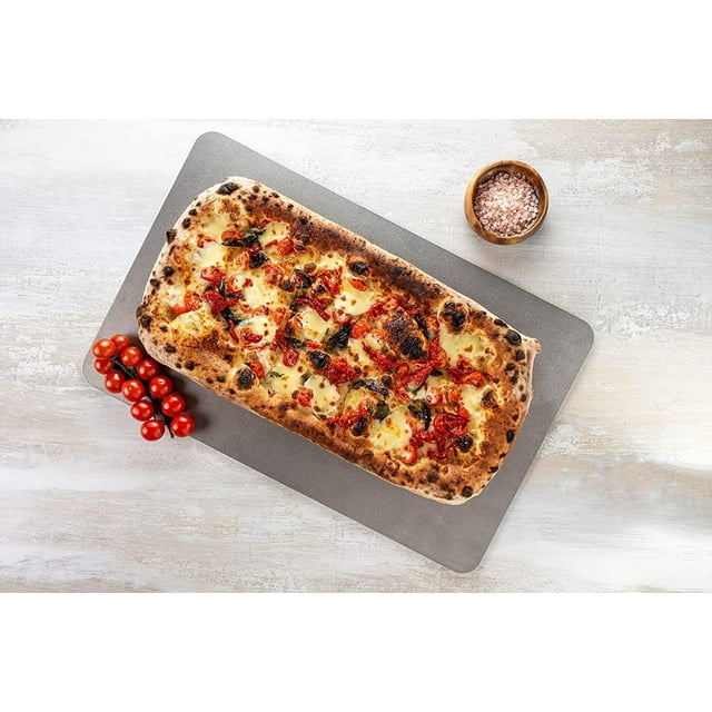 Darebuilt Metal Works Pizza Steel 22 inch x 14 - Durable Stone For Oven or Grill- Baking and Bread, Griddle Cooking (22 1/4)