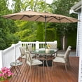 thumbnail image 2 of Sombrilla de Patio Exterior Costway 457.2 cm Doble Cara, 2 of 4