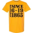 thumbnail image 3 of Inktastic Juneteenth Since 6-19-1865 T-Shirt, 3 of 5