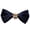 Dark Blue, variant on Men Crystal Beads Bow Tie Wedding Party Groom Suit Tuxedo Shirt Flower Bowtie