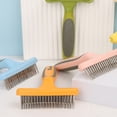 thumbnail image 5 of Brosse de Toilettage pour Chien Brosse à Démaquiller Outil de Perte de Dents à Double Rangée, 5 of 5