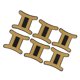 thumbnail image 1 of 6 piezas de apliques bordados DIY para planchar en s para mano manualidades de tela Baoblaze  Parches de bordado, 1 of 8