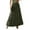Army Green, variant on Miqool Women's Flowy Boho Maxi Skirt Smocked High Wasited Ruffled Tiered Skirts Vacation Summer Beach A-Line Swing Long Skirts