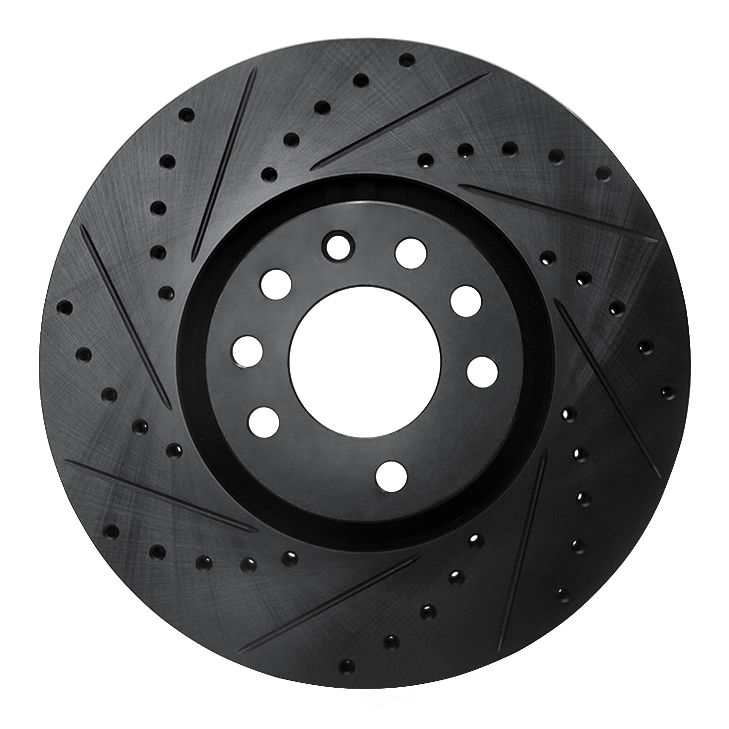 Dynamic Friction Company 633-65019L DFC Brake Rotor - Drilled And Slotted - Black