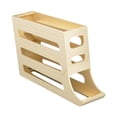 thumbnail image 1 of Porta huevos, dispensador de huevos, 30 huevos, organizador de huevos con ruedas, contenedor de huevos, huevera para uso doméstico, suministros para restaurantes y pastelerías. Amarillo, 1 of 9