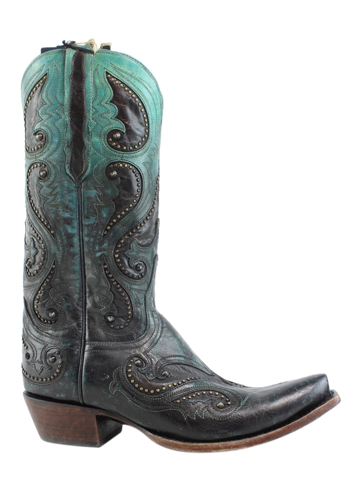 aqua cowboy boots