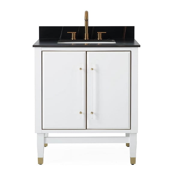 30" White Tenant Brand Odette Bathroom Sink Vanity