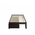 thumbnail image 4 of AFI Colorado Modern Wood Twin Bed with 2 Drawers in Espresso, 4 of 9