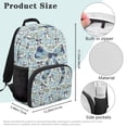thumbnail image 7 of Pzuqiu Blue Camo Bow Kids Backpack 17 Inch Large Capacity School Backpacks with Adjustable Padded Straps Back to School Backpack Lightweight Breathable Schoolbag for Boys Girls Ages 6-18, 7 of 7