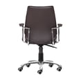 thumbnail image 5 of Enterprise Low Back Office Chair Polyurethane Chrome Frame Adjustable Height, 5 of 9
