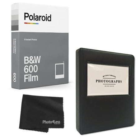 Polaroid Black & White Film for 600 + Album + Cloth