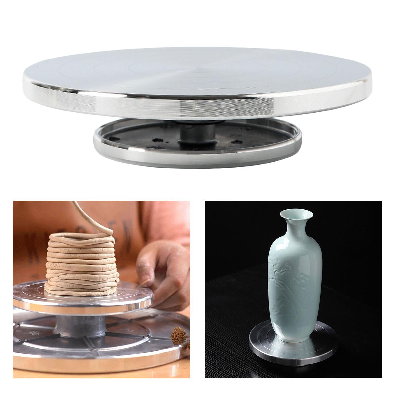 Yunhgft Art Supply Sculpting Wheel - Robust all-metal construction and turntable with 15cm