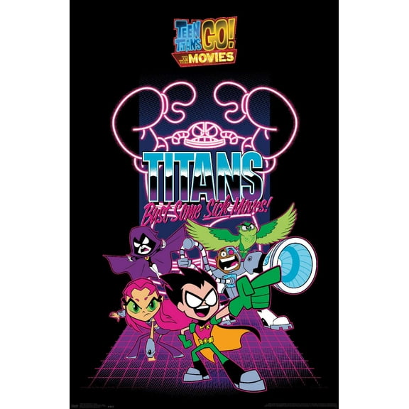 DC Comics Movie - Teen Titans Go! To The Movies - Group Wall Poster, 14.725" x 22.375"