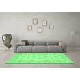 thumbnail image 3 of Ahgly Company Indoor Square Oriental Emerald Green Traditional Area Rugs, 4' Square, 3 of 4
