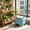 Blue, variant on 1 PC Portable Stool with Handle, Plastic Storage Step Stool for Living Room Shoe Changing Stool with Built-In Storage for Home Entryway, 10.24×10.24×7.48 Inches(Blue)