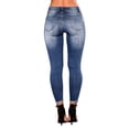 thumbnail image 3 of Women's Ripped Distressed Destroyeds Straight Fit Denims Pants Fashion Casual Skinnys Jeans Ripped Jeans Gifts, 3 of 9