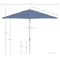 thumbnail image 4 of California Umbrella 11' Patio Umbrella in Air Blue, 4 of 5