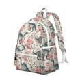 thumbnail image 2 of Cute Dinosaur Pattern Backpack for School,Cute School Bag,Schoolbag with Adjustable Shoulder Straps & Padded Back,13.4"x11"x4.7", 2 of 6
