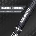 thumbnail image 4 of Grips de golf CHAMPKEY WRAP-Y, paquete de 13, goma oversize, negro, 4 of 8