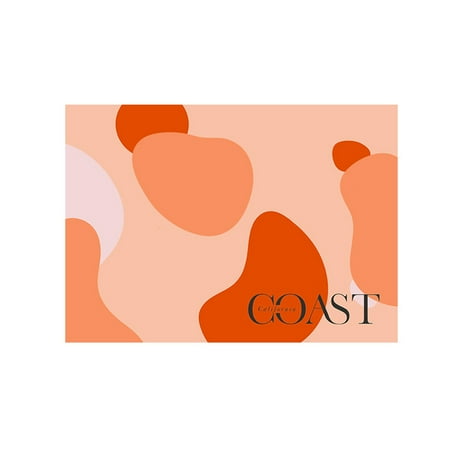 

Printing Placemat Washable Non-slip Rectangular Macarone Colors Placemat for Dining