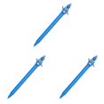 thumbnail image 1 of 2026 Cute Cartoon Erasable Pen, Blue Character Design with Friction Ink, Fun Writing Tool for Kids to Correct Mistakes, Smooth 0.5mm Tip for School Notes - Blue*3, 1 of 5