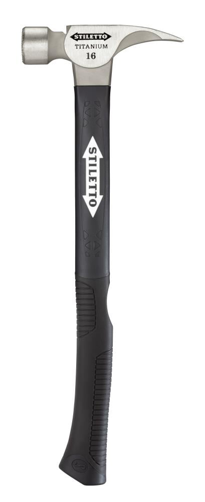 Stiletto-TI16SCF 16 oz Titanium Smooth Face Hammer with 18 in. Hybrid ...