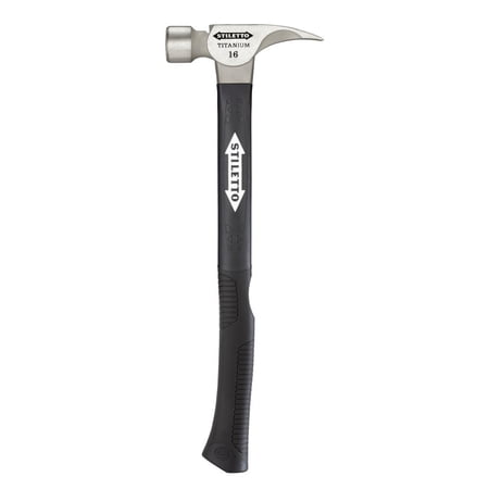 UPC: 0045242312733 | Stiletto-TI16SCF 16 oz Titanium Smooth Face Hammer with 18 in. Hybrid Fiberglass Handle