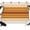 Burnt orange, variant on Gradient Grey Striped Backdrop for Photography,Fabric Photo Background Backdrop,Simple Farm Stripes Minimalist Photo Booth Background for Portrait Photoshoot Video Wedding Decoration Banner 7x5ft